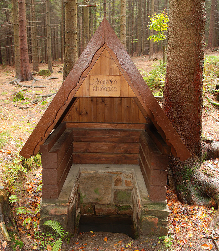 studánka Zámecká (615) - říjen 2008 studánka Zámecká (615) - říjen 2008